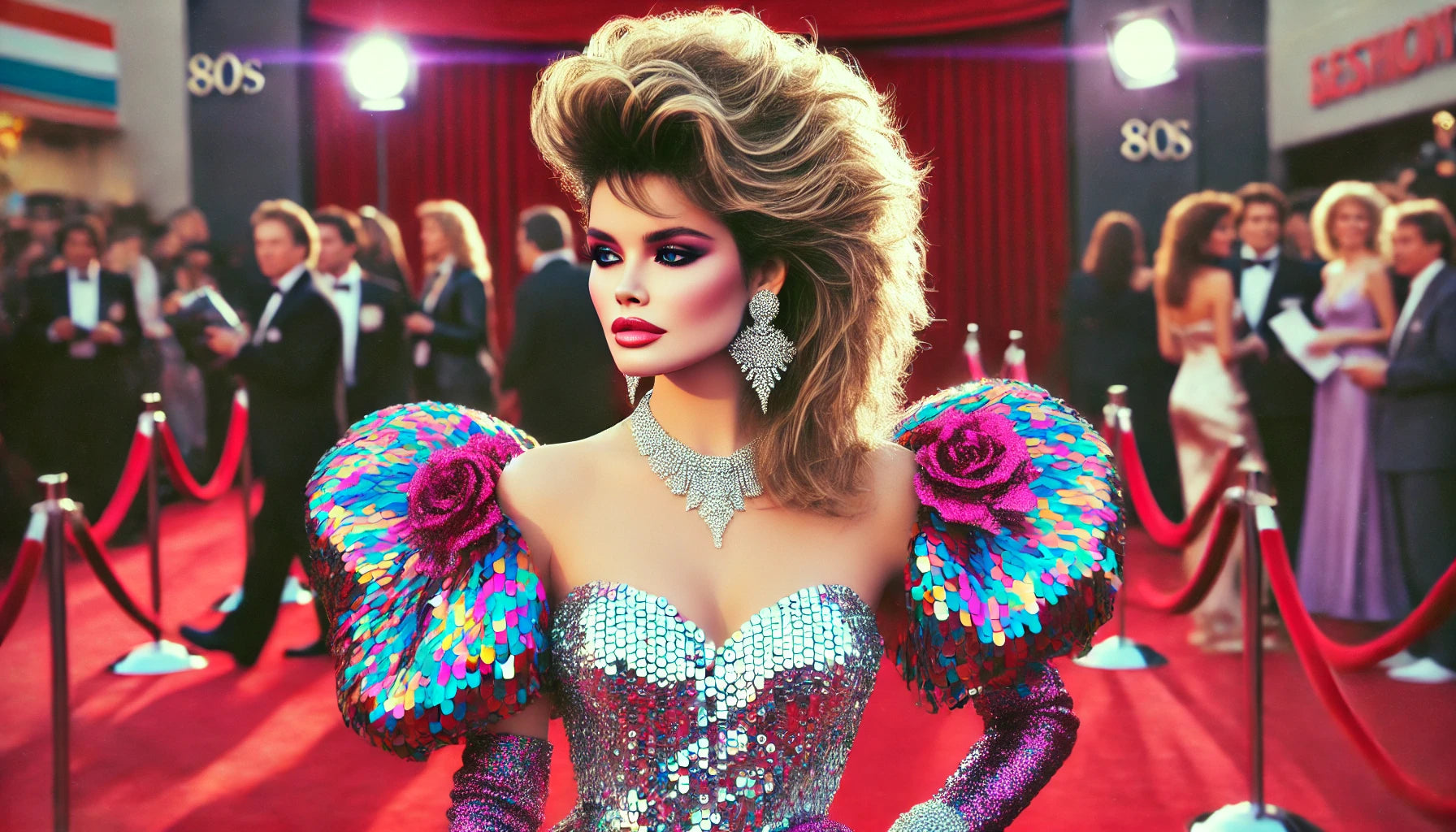 80s glam fashion clearance