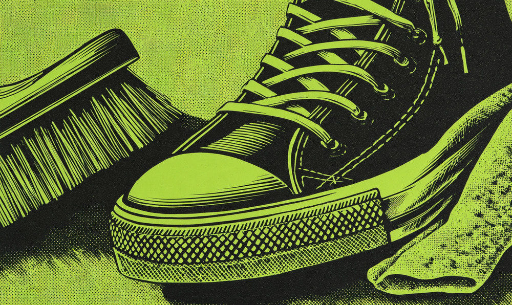 How to Clean Retro Sneakers Without Killing the Print