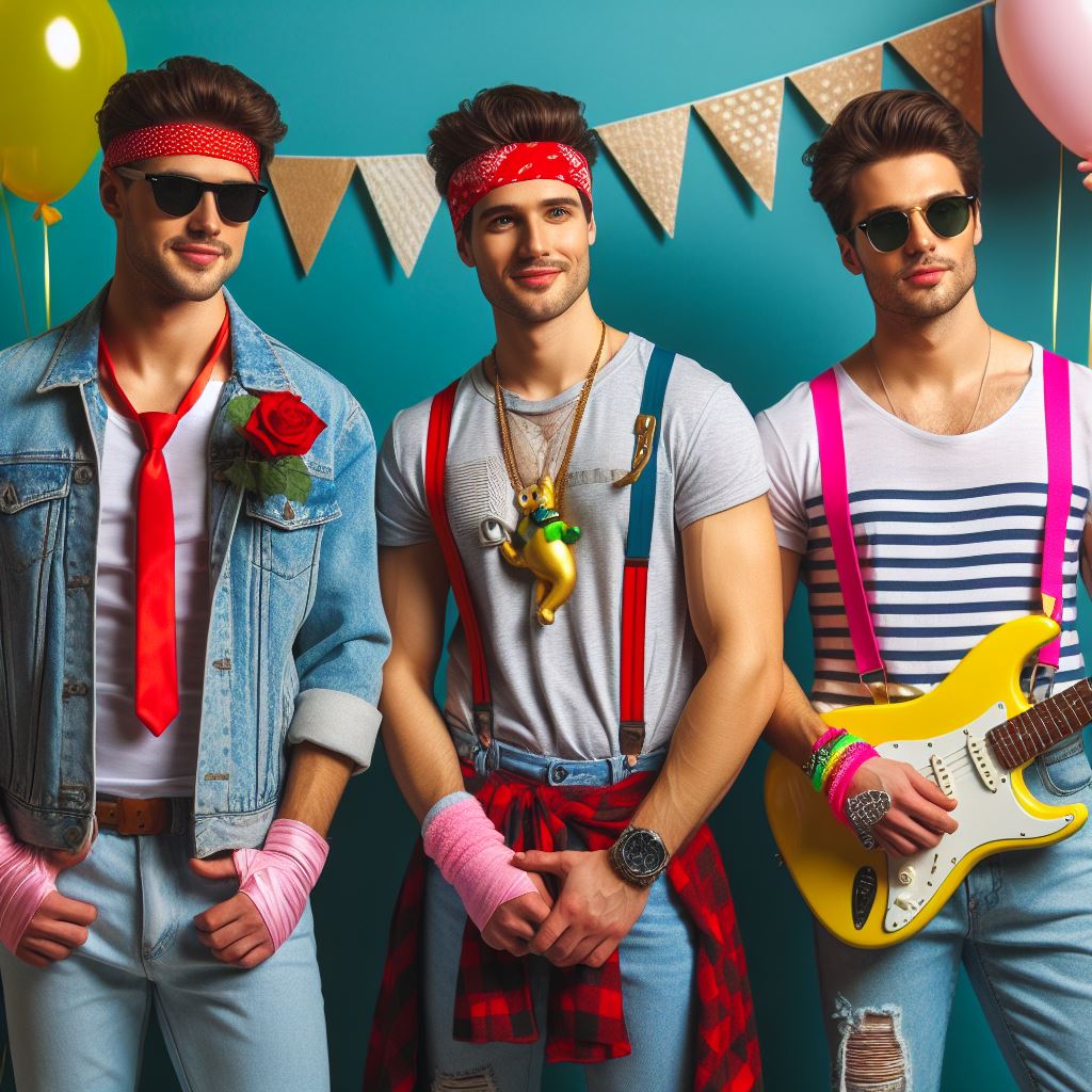 Men's 80s Themed Party Outfits: 2024 Guide
