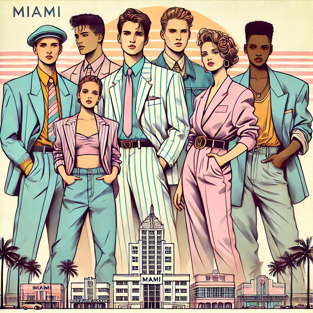 80s Miami Daily Life