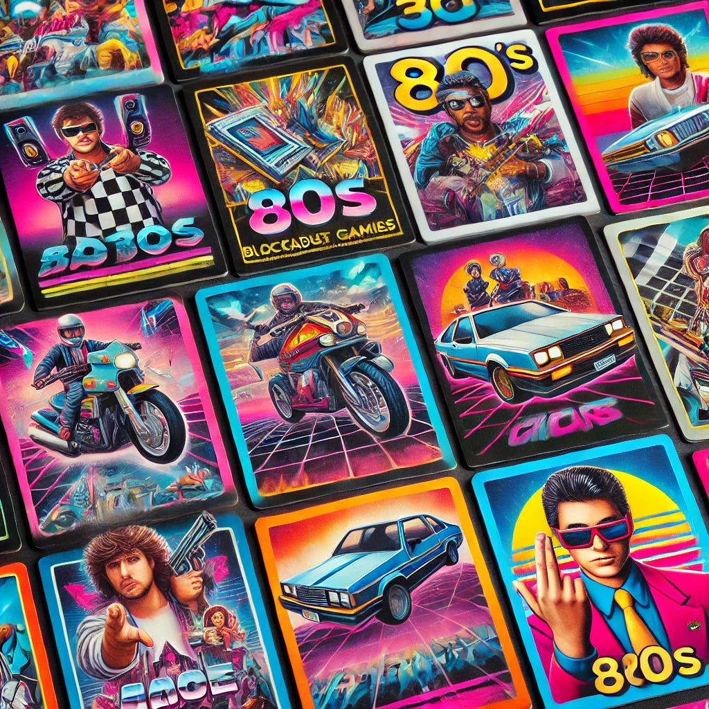 A Look at 80s Pop Culture Through Collectible Trading Cards