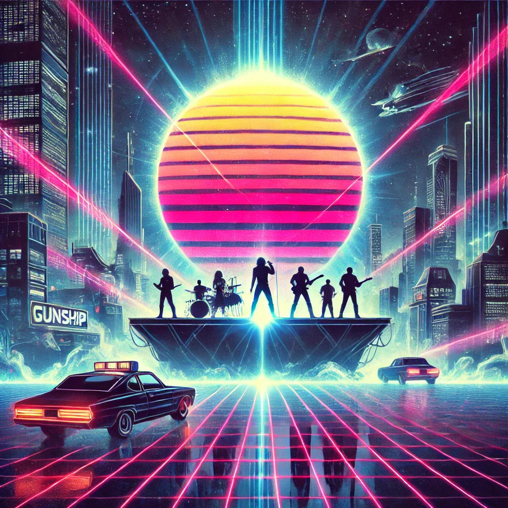 Gunship – Cinematic Synthwave with a Rock Influence