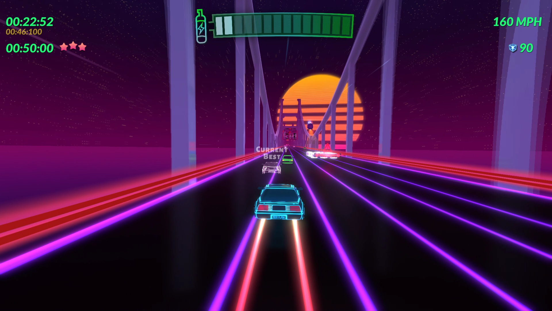 The Perfect Retrowave Game: Retro Drive Revamped - A Synthwave Saga