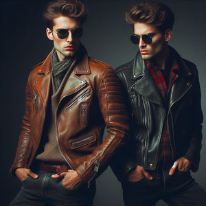 2024 Retro Men's Leather Jackets