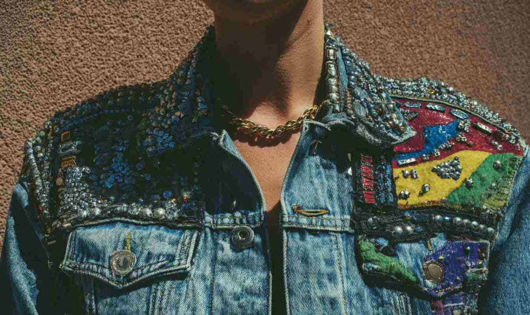 How to Turn an Old Denim Jacket Into an 80s Masterpiece