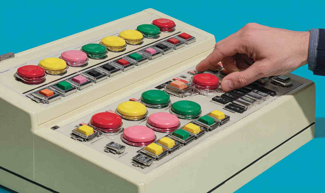 The Joy of Pressing Giant Buttons on Old Electronics
