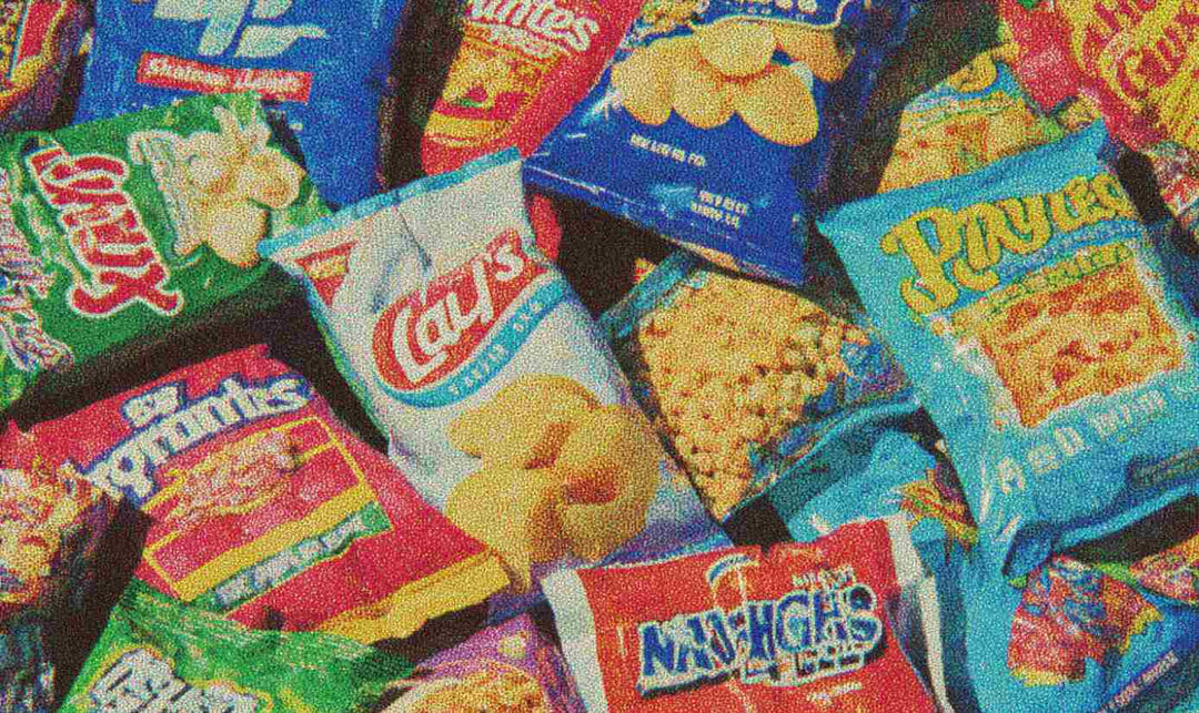 The Sensory Overload of 80s Snack Packaging