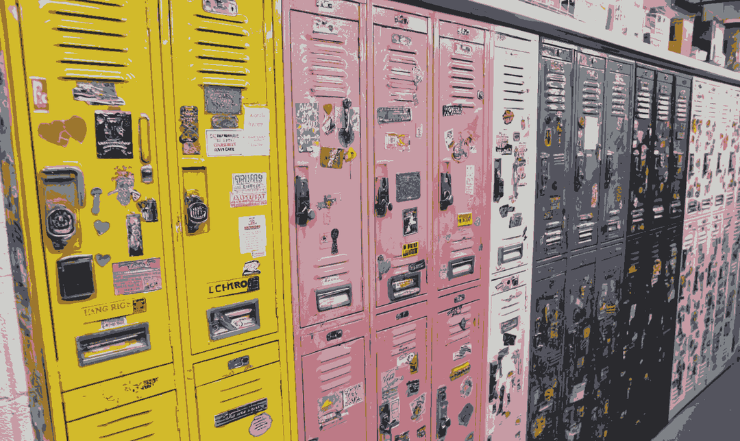 Why Old-School Locker Decorations Were Basically an Art Form