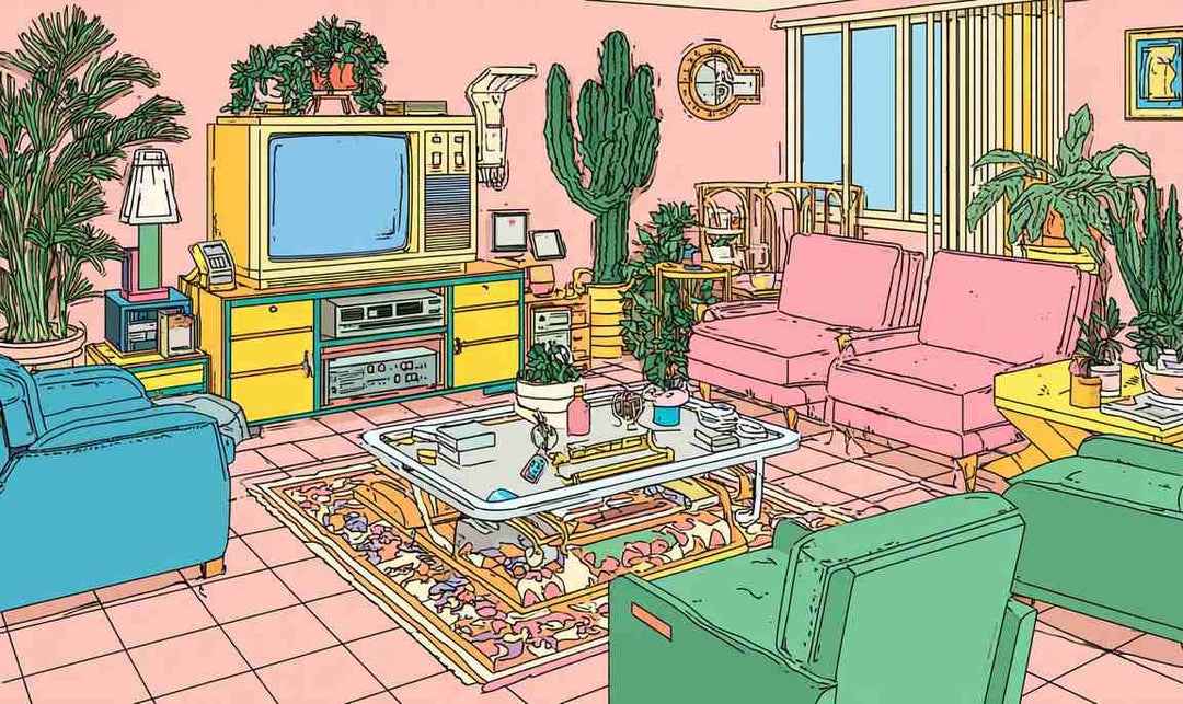 The Strange Comfort of 80s Living Room Decor