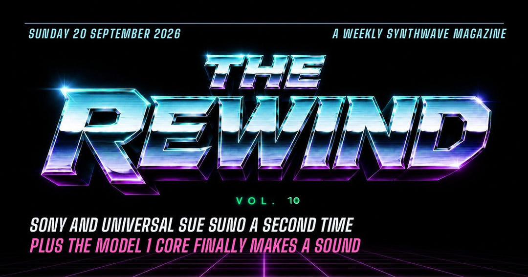The Rewind Vol. 10 cover: Sony and Universal sue Suno a second time