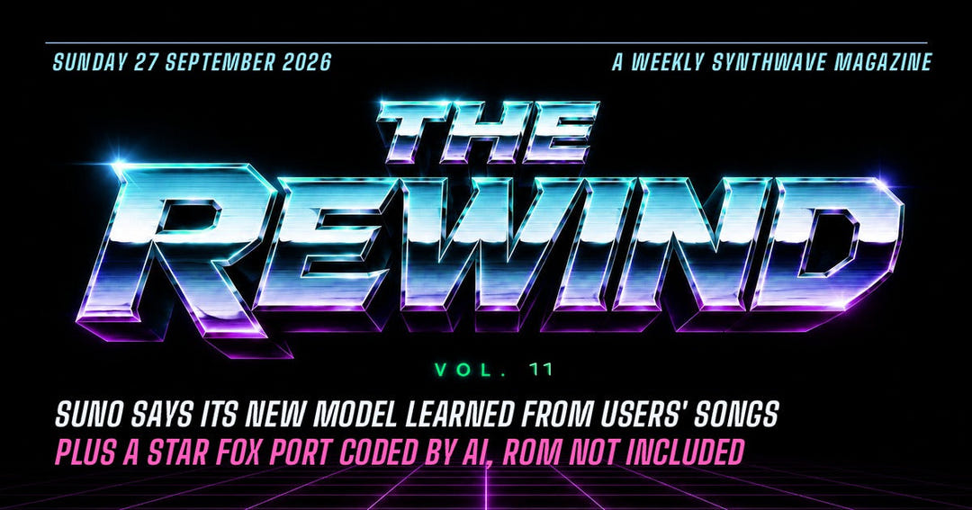 The Rewind Vol. 11 cover: Suno says its new model learned from users' songs