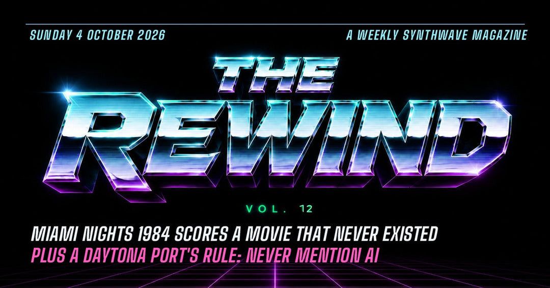 The Rewind Vol. 12 cover: Miami Nights 1984 scores a movie that never existed
