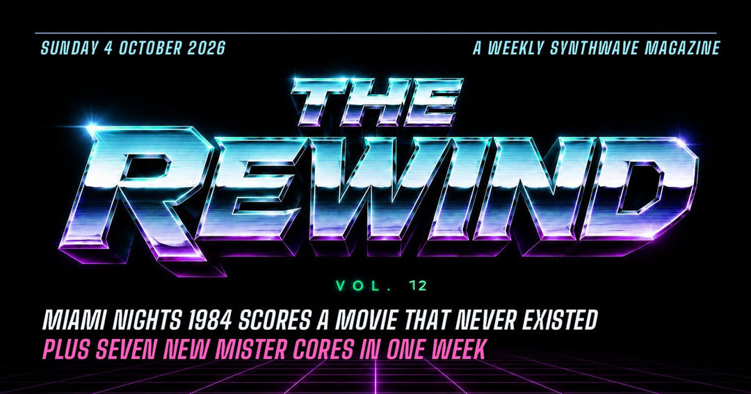 The Rewind Vol. 12 cover: Miami Nights 1984 scores a movie that never existed
