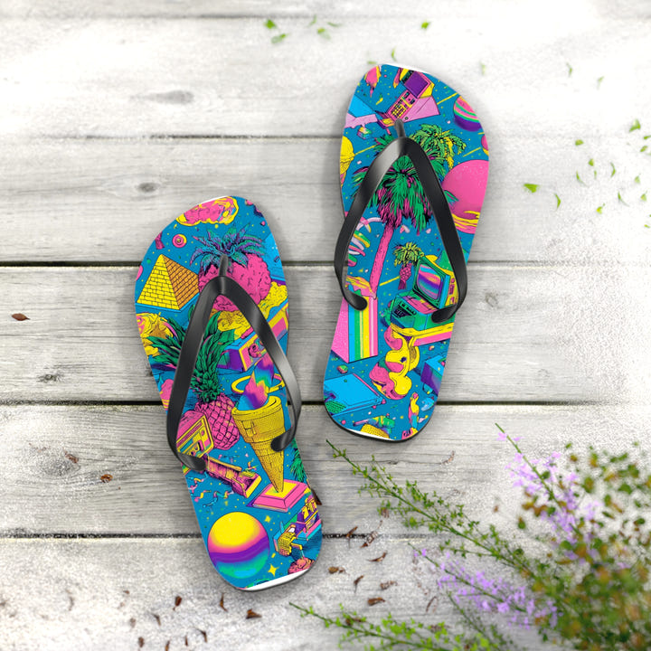 Ice Cream Flip Flops 1986