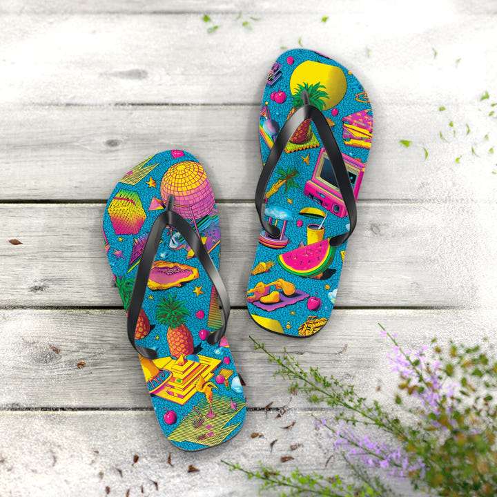 Pineapple Flip Flops 1984