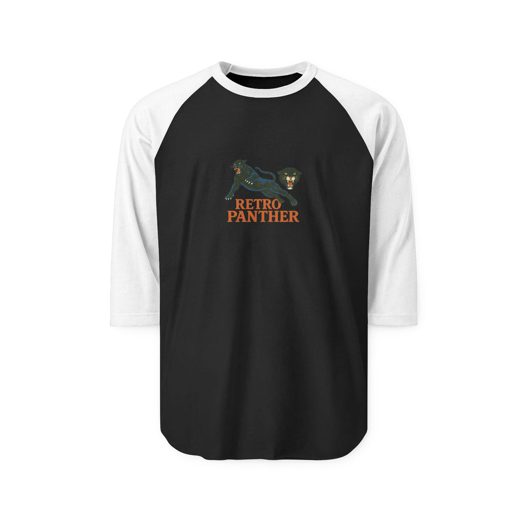 Retro Panther Raglan Shirt