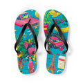Tropical Paradise Flip Flops