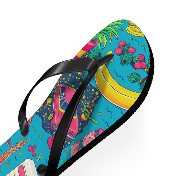 Tropical Paradise Flip Flops