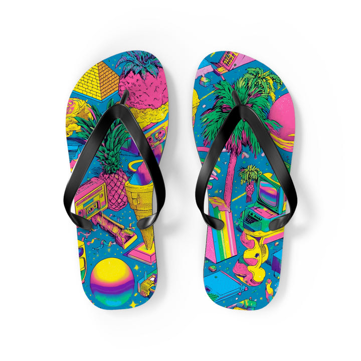 Ice Cream Flip Flops 1986