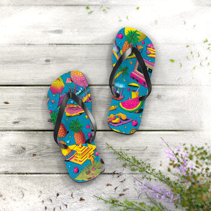 Pineapple Flip Flops 1984