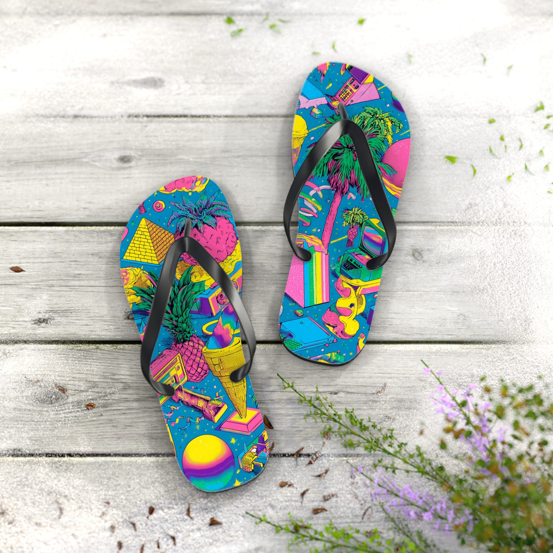 Ice Cream Flip Flops 1986