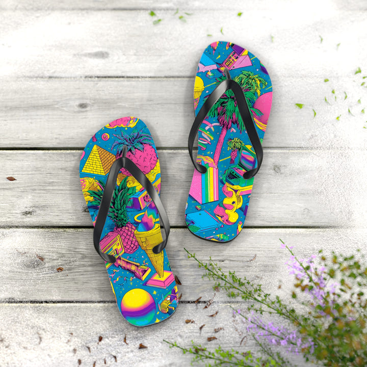 Ice Cream Flip Flops 1986
