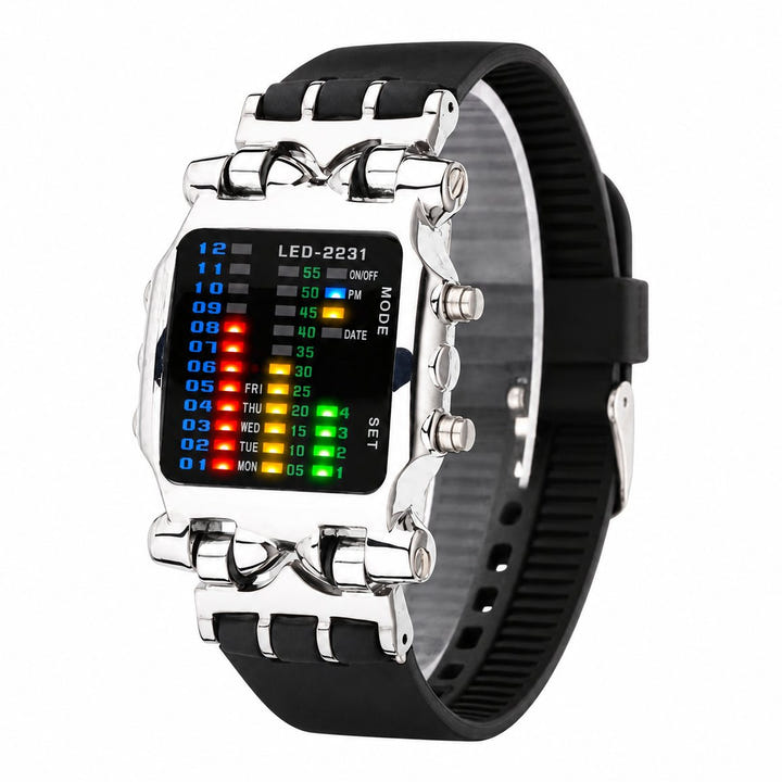 Silver Waterproof Watch 1986