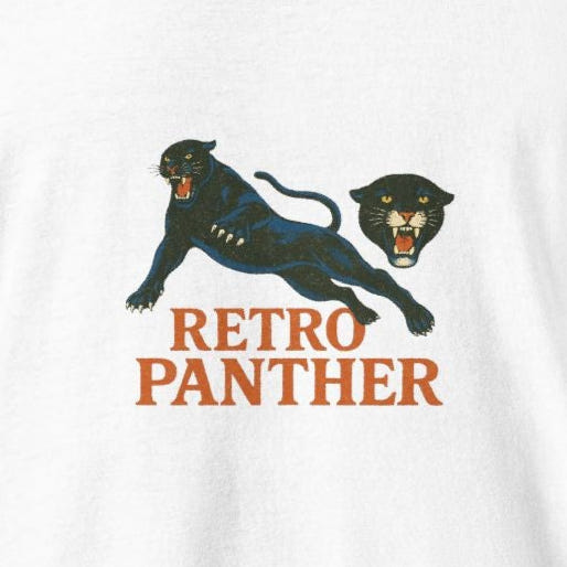 Retro Panther Raglan Shirt