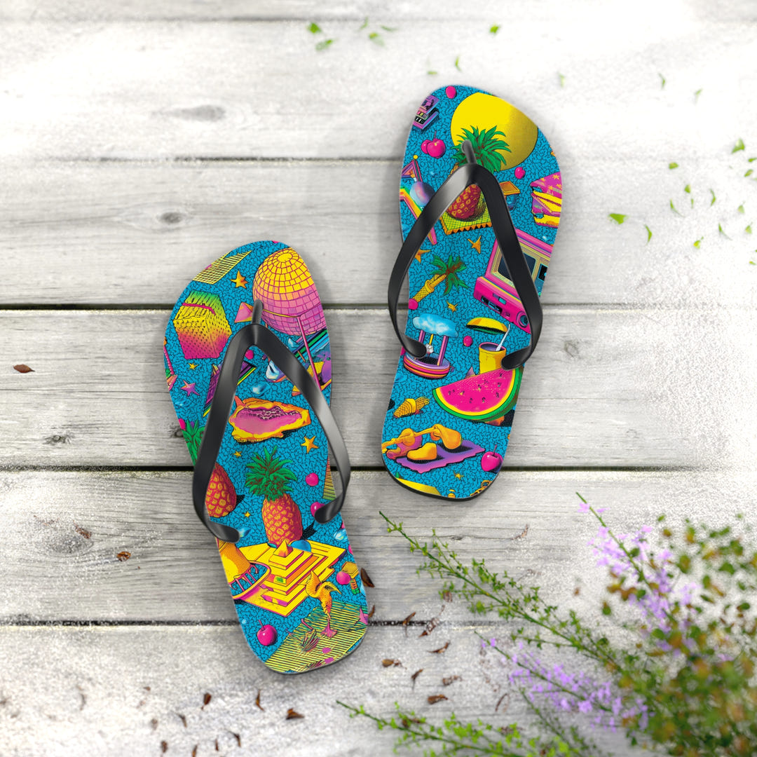 Pineapple Flip Flops 1984