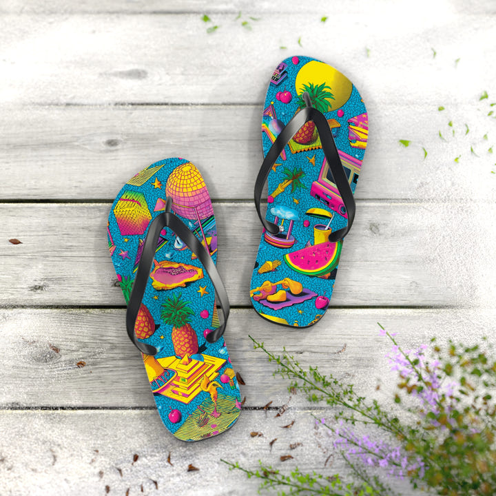 Pineapple Flip Flops 1984