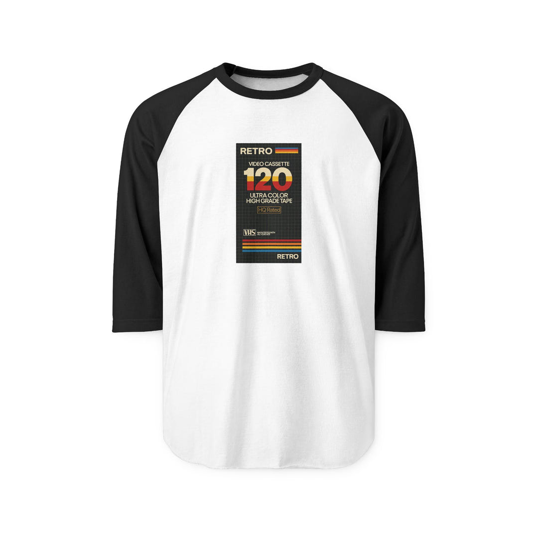 Video Cassette Raglan Shirt