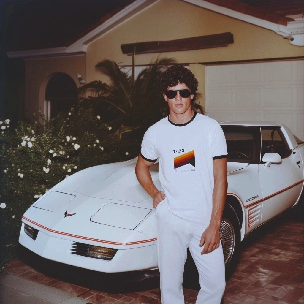 VHS T-120 T-Shirt 1983