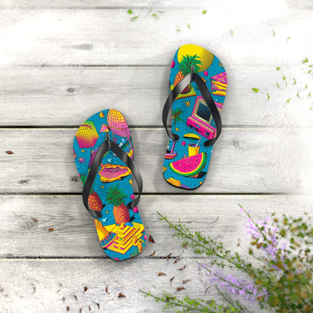 Pineapple Flip Flops 1984
