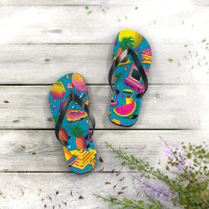 Pineapple Flip Flops 1984