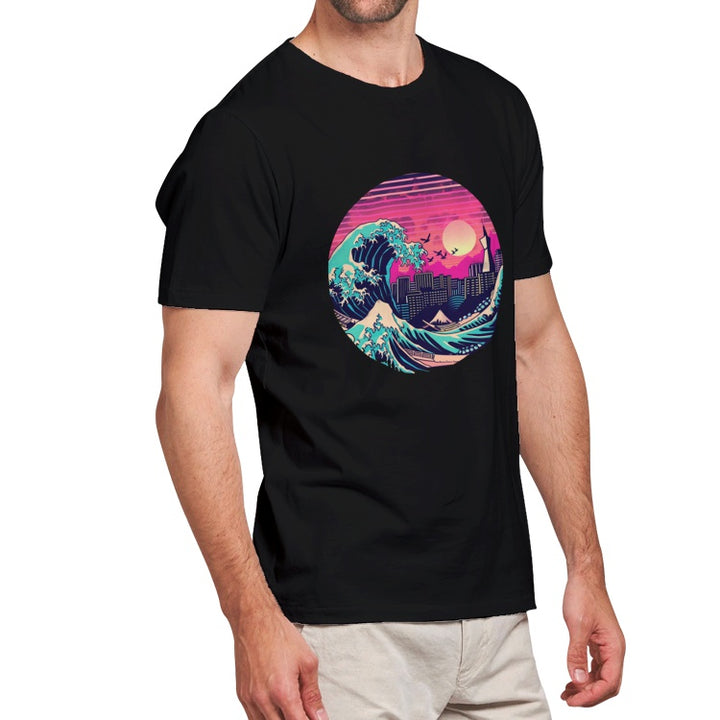 Kanagawa Retrowave T-Shirt