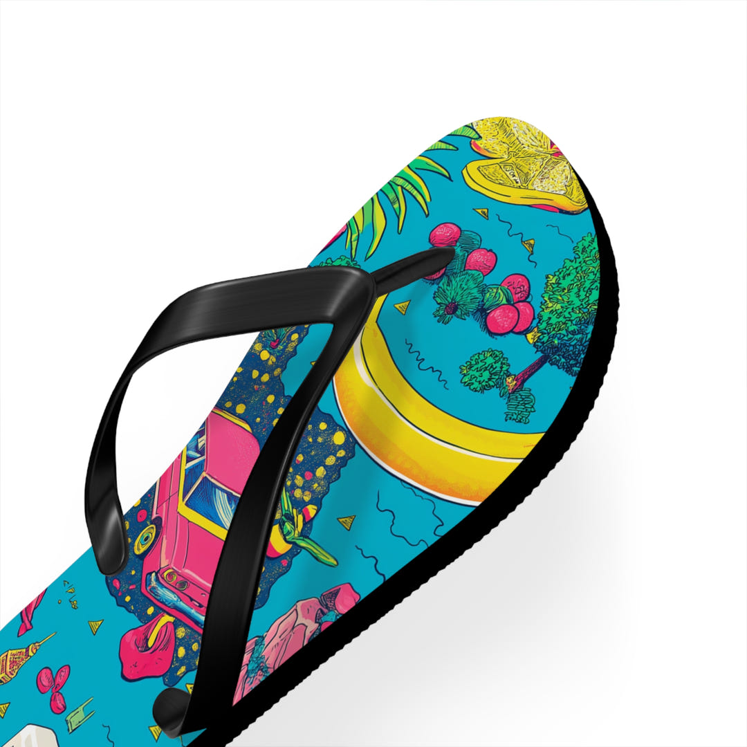 Tropical Paradise Flip Flops