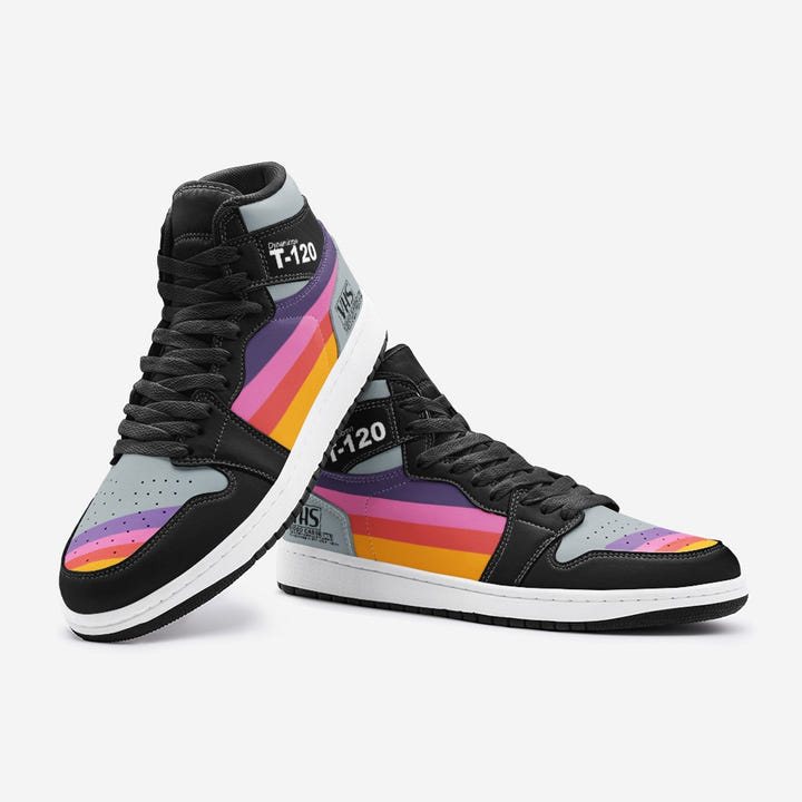 1988 VHS T-120 Retrowave Black ( Limited Edition ) - New Retro Streetwear Newretro.Net
