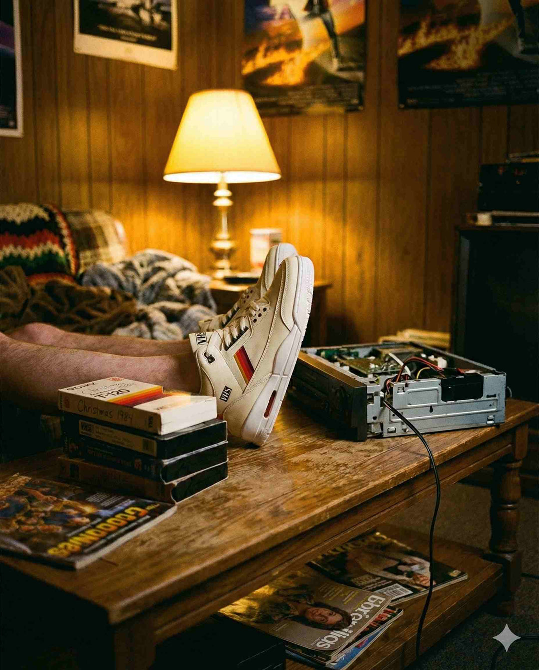 1989 VHS T-120 Retrowave Sneakers