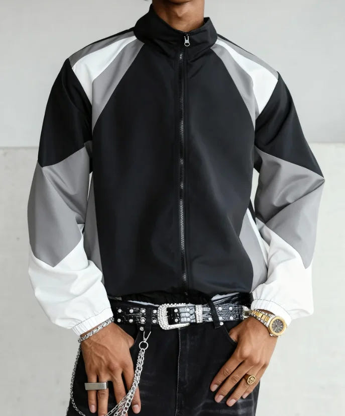 Color Block Windbreaker 1984