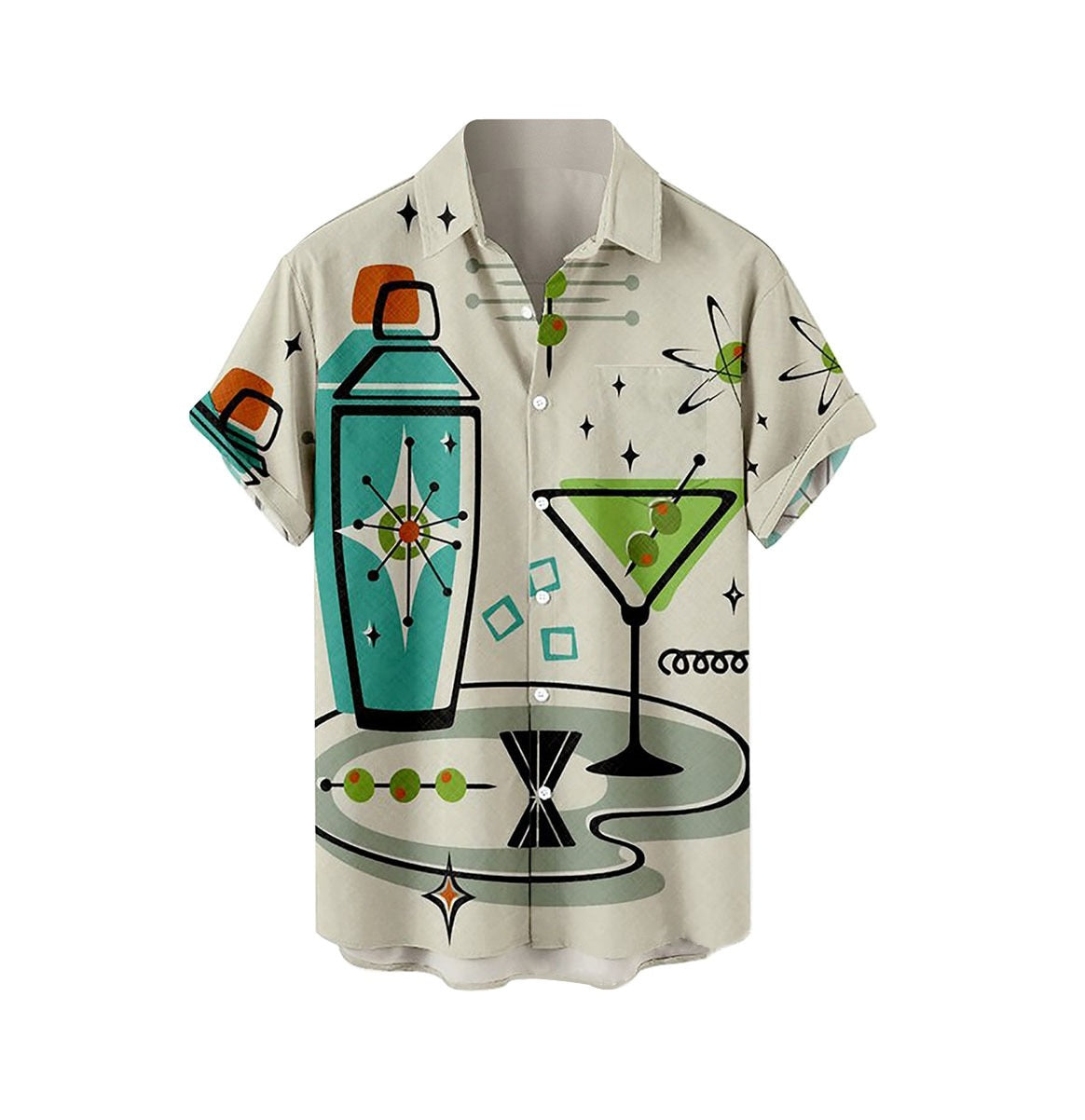 1983 Abstract Pattern Shirts – Newretro.Net