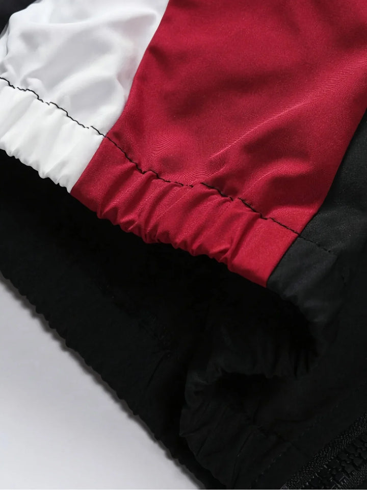 1984 COLOR BLOCK RETRO WINDBREAKER