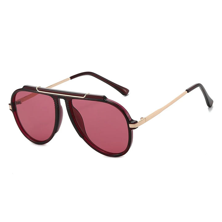 Magenta Pilot Sunglasses 1985