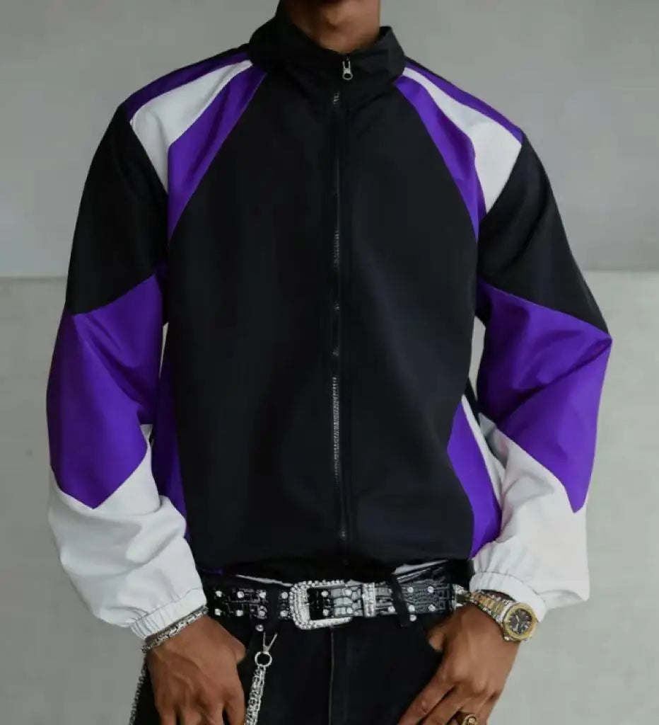 1984 COLOR BLOCK RETRO WINDBREAKER