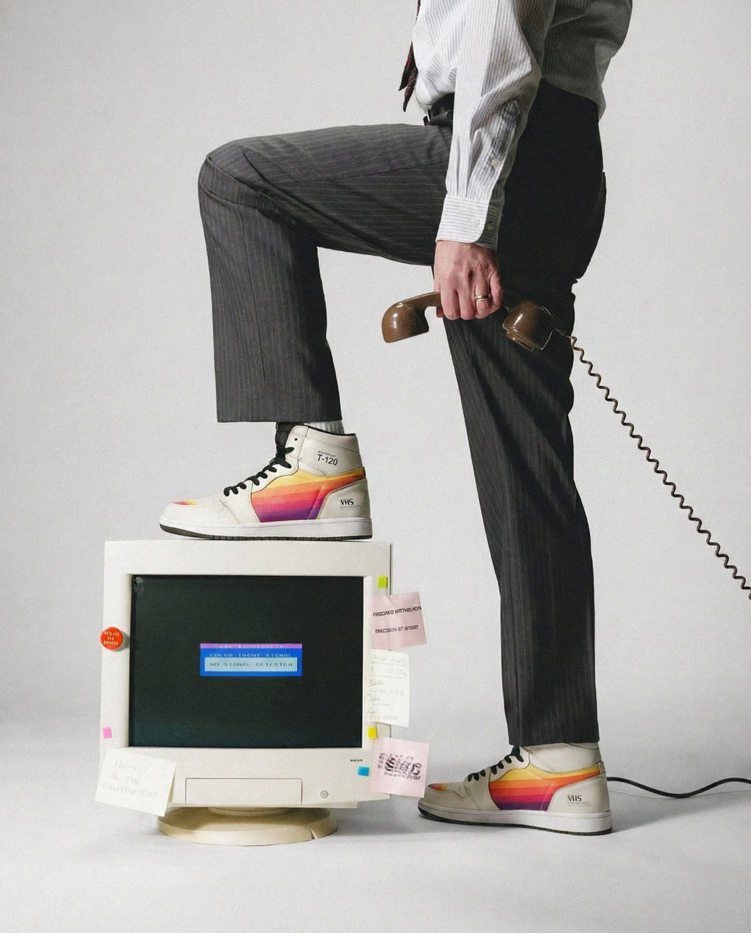 1988 VHS T-120 Retrowave Sneakers