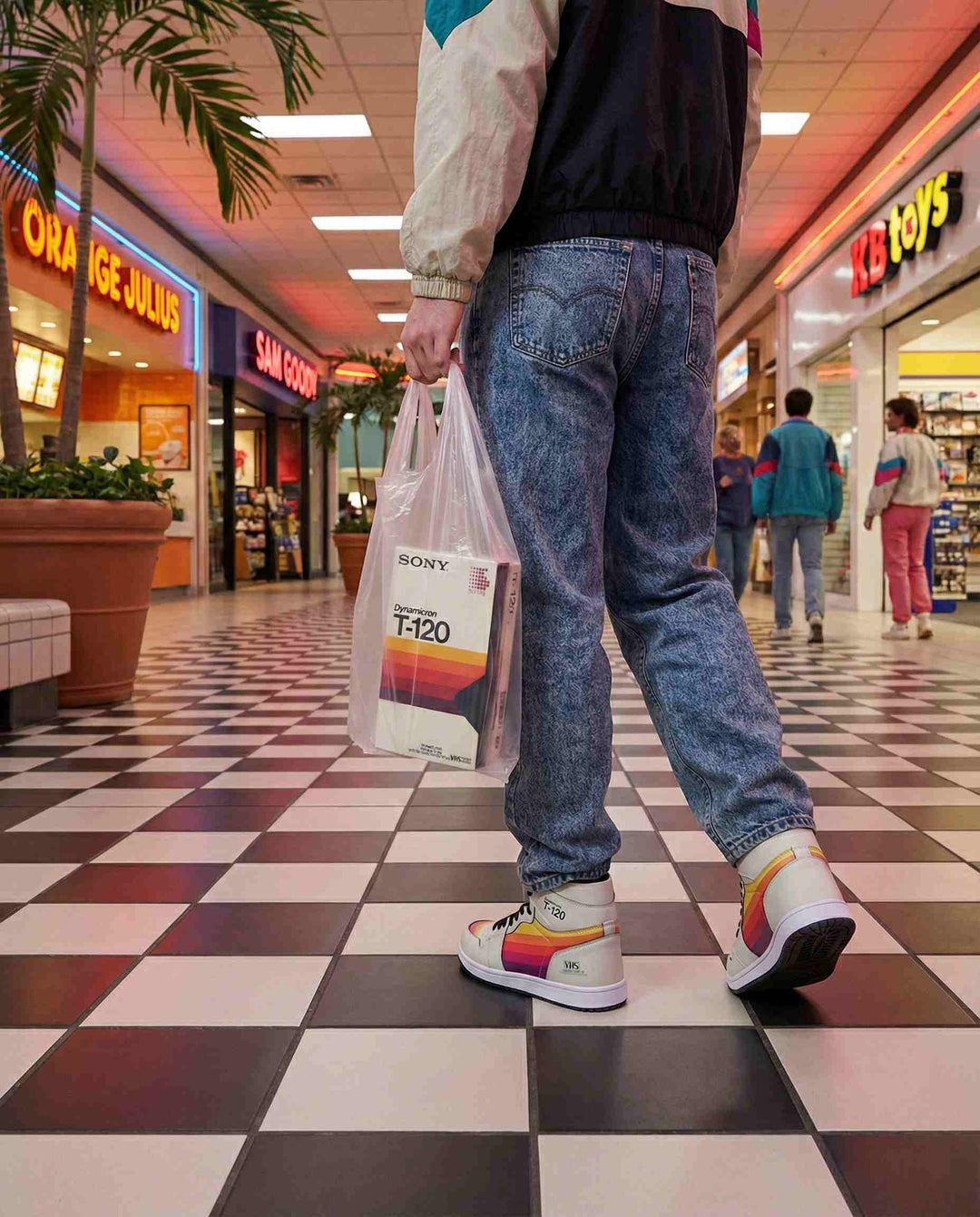 1988 VHS T-120 Retrowave Sneakers