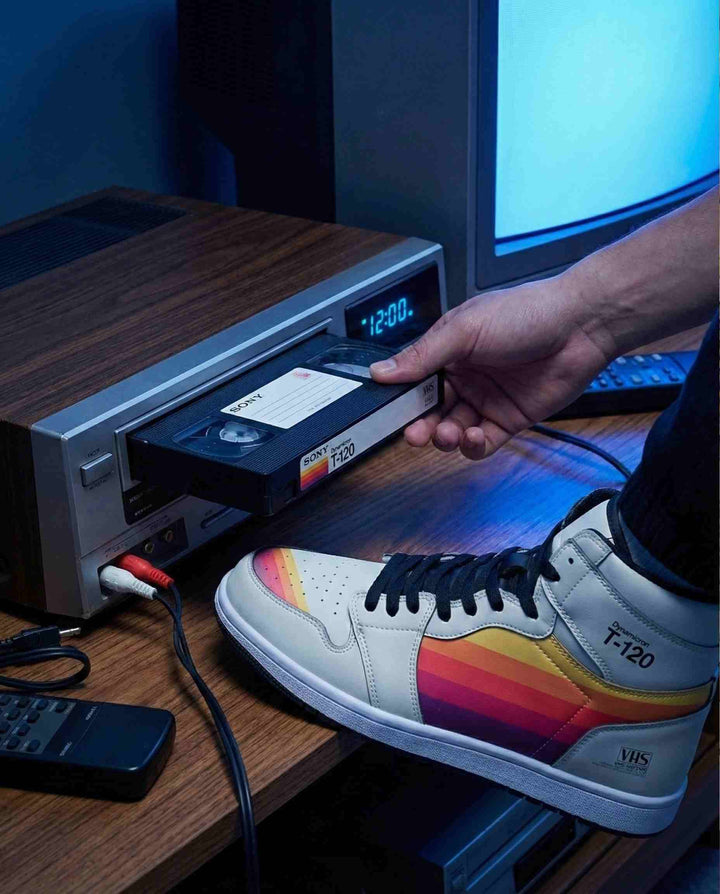 1988 VHS T-120 Retrowave Sneakers