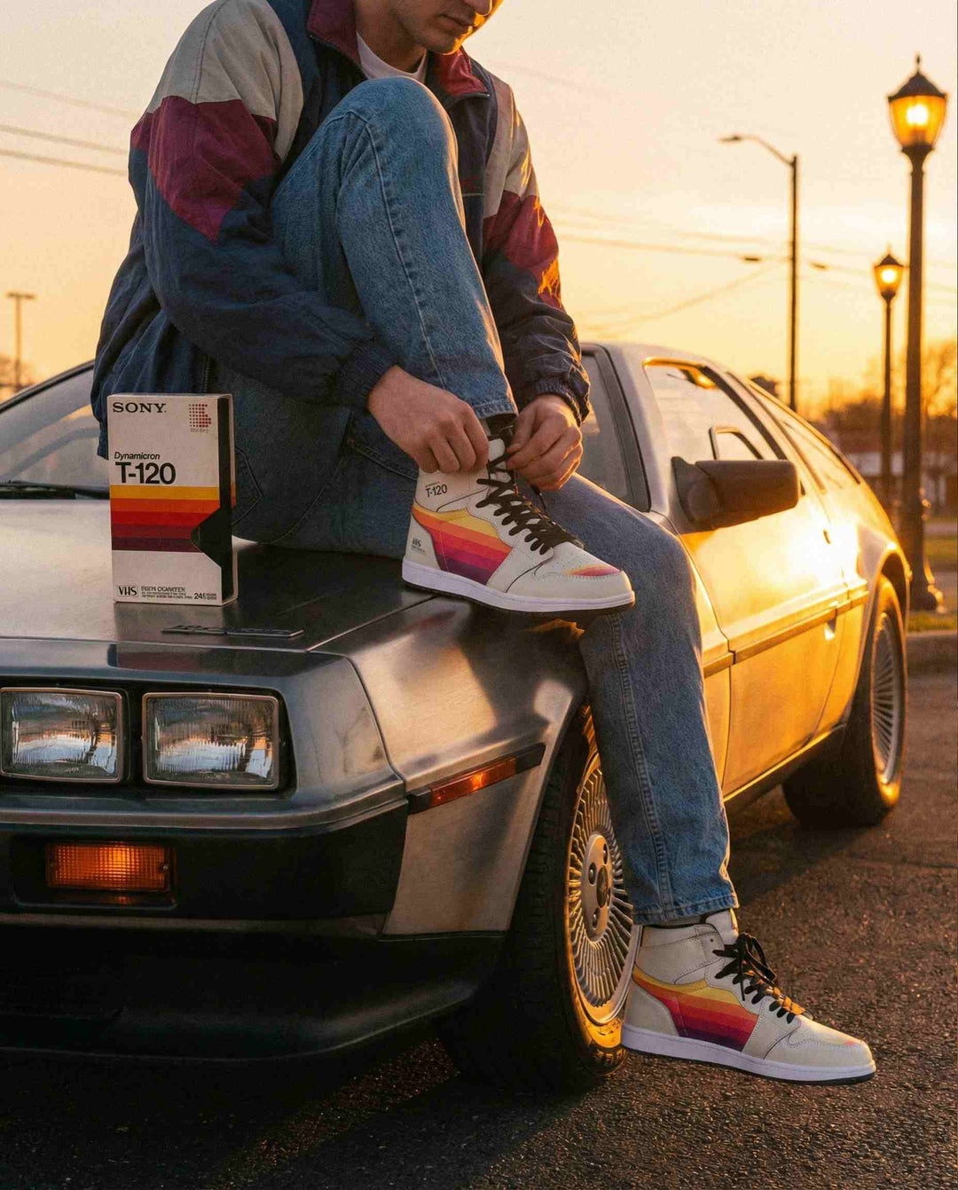 1988 VHS T-120 Retrowave Sneakers