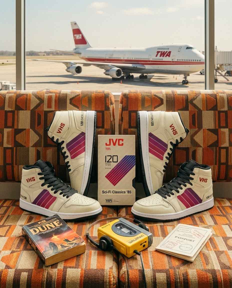 Retro VHS Sneakers 1985