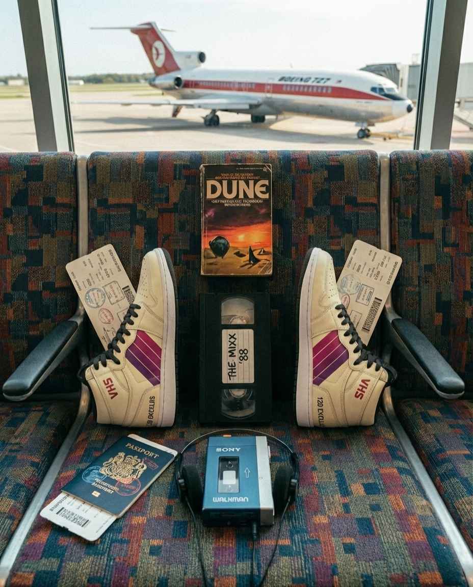 Retro VHS Sneakers 1985