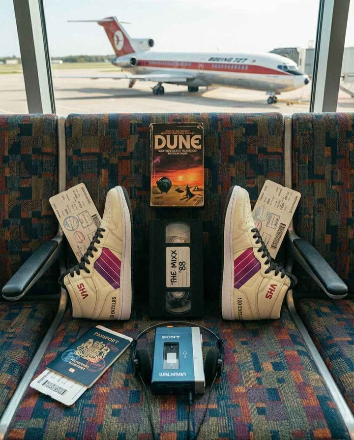 Retro VHS Sneakers 1985